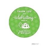 Andaz Press Personalized Birthday Round Circle