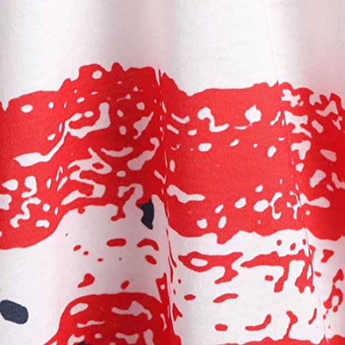 Duseedik Tops Womens American Flag Tank Tops Casual Blouse Sleeveless T Shirt Blouse (White, L)