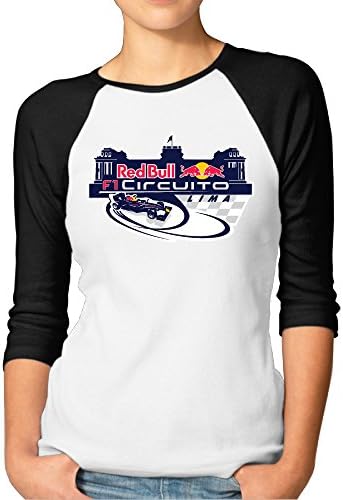 Ouidtk Women's Red Bull F1 Circuito Lima Half Sleeve T-shirts