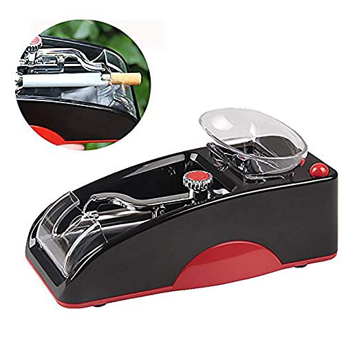 Cigarette Injector Machine ixaer Automatic Cigarette Rolling Machine - Tobacco Rolling Cigarette Injector Mini Machine with Increased Tobacco Storage Compartment for Faster Rolling