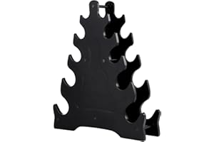 GLEAVI Practical Triangle Shaped Dumbbell Stand 5-Tier Fitness Rack Home Gym Dumbbell Storage Shelf