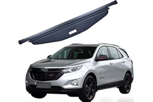 Cosilee Chevrolet Equinox GMC Terrain Cargo Cover 2024 2023 2022 2021 2020 2019 2018 Compatible for Chevy Equinox Accessories Retractable Trunk Cover Security Cargo Luggage Shield Shade