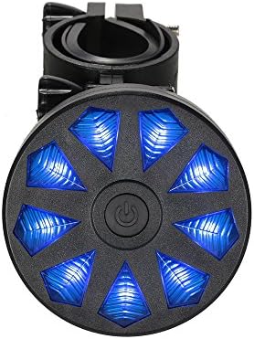 Bike Rear Light Waterproof Safety Warning Tail Light -Ultra Bright 9 LED Laser Flashlight Bicycle Back Light