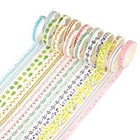 Onine DIY Glitter washi Tape Set 40 Rolls Decorative Masking Tape Foil Gold for Decor Planners Gift Wrapping, Bullet Journal(Set of A))