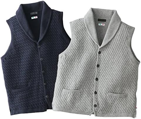 Amazon ベスト メンズ イタリア製 紳士用 おしゃれ イタリア製 カシミヤ混ジレ グレーlサイズ ノーブランド品 ベスト 通販