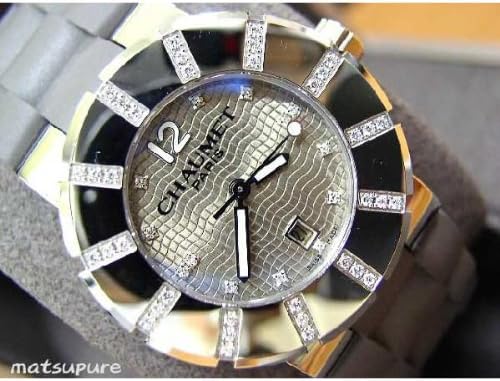 Amazon ショーメ Chaumet クラスワンmm 13p ベゼルダイヤ グレーラバー W 33h 並行輸入品 メンズ腕時計 腕時計 通販