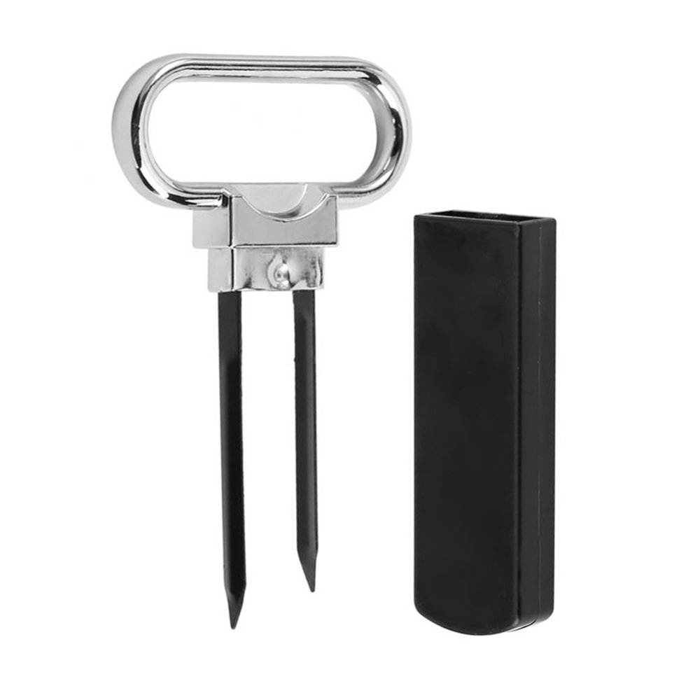 ah so Wine Opener, Creative Handheld Labor-Saving Wine Bottle Cork Opener, Two-Prong Cork Puller with Cover