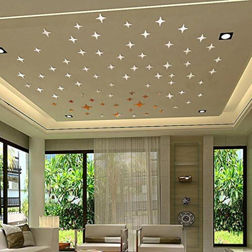 USSay ETohio Wall Stickers, Acrylic Art 3D Wall Mirror Stickers DIY Home Room Decals Decor Removable