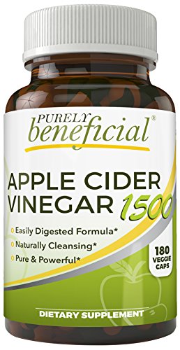 Organic Apple Cider Vinegar 1500mg- Raw, Non-GMO, Extra Strength, 120 or 180 Capsules, Vegetarian (180 Capsules) - Thumbnail 6
