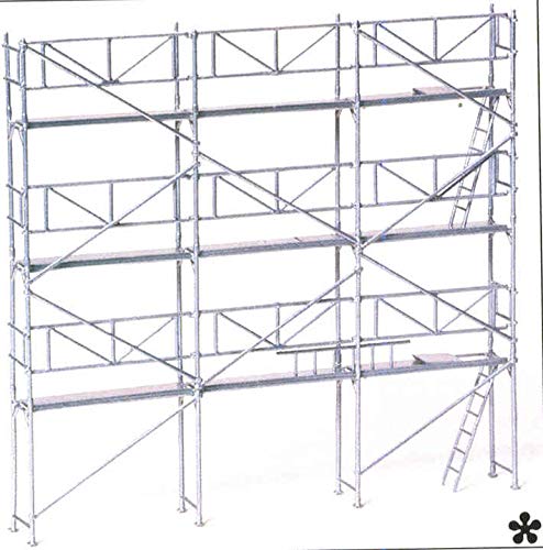 Preiser 17180 Construction Equipment Scaffolding Kit HO Scale Structure Scenery Set