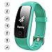 Fitness Tracker HR, 007plus D107Plus Heart Rate Monitor Fitness Smart Watch Activity Tracker with Sleep Monitor IP67 Waterproof Pedometer Smart Wristband