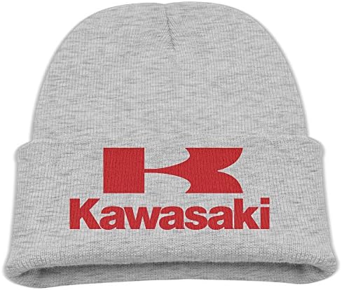 AsenraÂ Children's Cuff Cap Kawasaki Motorcycle Logo Knit Beanie