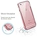iPhone 6s plus Case,iPhone 6 plus Case,by Ailun,Clear Soft TPU Back&Reinforced Frame PC Frame,Shock-Absorption&Anti-Scratch Bumper,Anti-Fingerprint&Oil Stain Cover[rose gold]