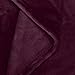 Amazon Brand – Pinzon Velvet Plush Blanket - King, Aubergine