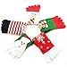 Roniky 5pcs Womens 100% Cotton Five Toe Ankle Socks Christmas Sock Gift