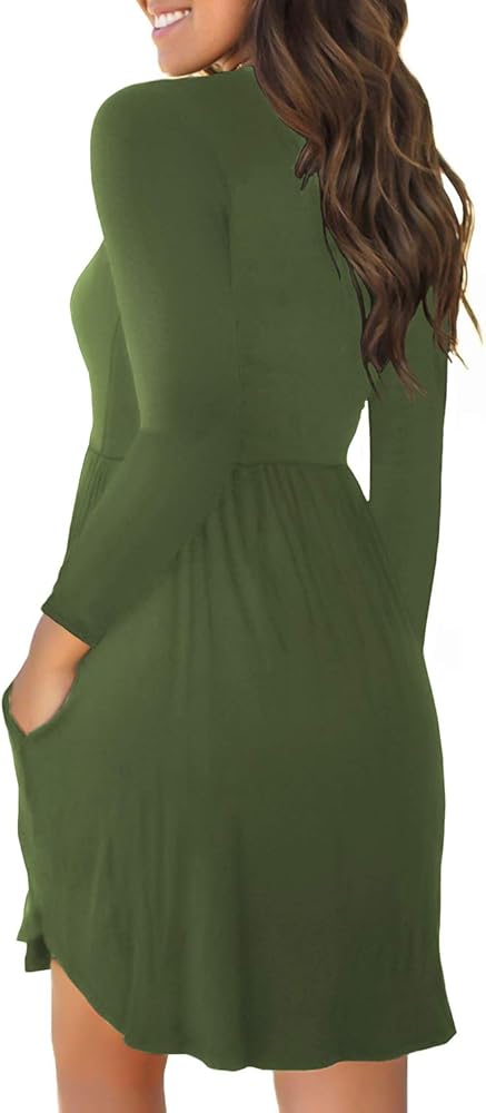 long sleeve dress casual