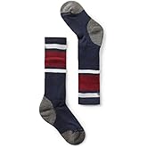 Smartwool Wintersport Full Cushion Stripe OTC Socks - Youth Deep Navy Small
