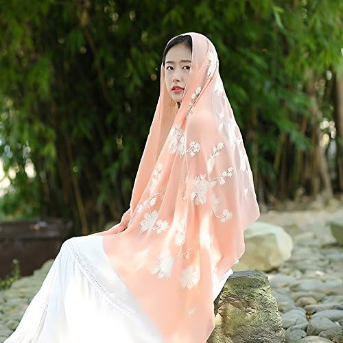 Ding Decoration Silk Scarf Spring And Autumn Models Chiffon Fashion Wild Ladies Shawl Thin Beach Towel (145 * 200Cm)