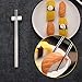 Travel Reusable Utensils with Case, Portable Silverware Flatware Cutlery Utensil Set, 11-Piece including Silver Stainless Steel Knife Fork Spoon Chopsticks Cleaning Brush Straws, Hang Buckle