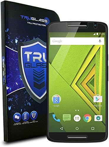TRUGLASS Screen Protector for Moto X Play - Retail Packaging - Moto X Play Temglass 3