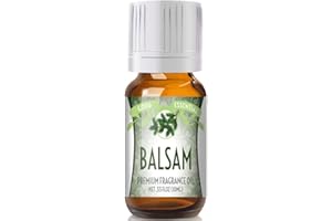 Good Essential Professional Balsam Fragrance Oil 10 ml (0.33 fl oz) for Diffusers, Candles, Soaps, Perfume, Aromatherapy - Balsam Candle Scent Oil