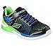 Skechers Kids Erupters II  Lava Arc Light Up Sneaker (Little Kid),Black/Blue/Lime,12 M US Little Kid