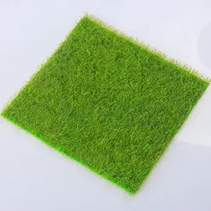 Artificial Grass Fake Lawn Grass Miniature Dollhouse Decor Home Garden Ornament liyhh