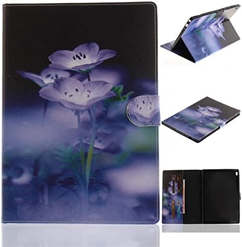 Find box Lenovo Tab 4 10 X 304F Case, Magnetic Closure Silicone PU Wallet Flip Folio Full body Protective Case Cover with Card Slots Shell Stand Case for Lenovo Tab 4 10 X 304F Blue Flower