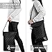 OPUX Insulated 2 Bottle Wine Carrier | Wine Tote Bag Cooler with Shoulder Strap and Leather Design | Padded Wine Bottle Carrying Bag for Travel Picnic -Checker Black