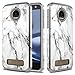 Moto Z Play Case, Moto Z Play Droid Case, TownShop Marble Pattern Design Hard Impact Dual Layer Shockproof Bumper Case for Motorola Moto Z Play/Motorola Moto Z Play Droid