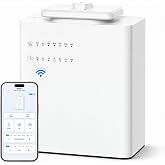 FYNTRA 2026 Upgrade 4,800 Sq.Ft Essential Oil Diffuser - HVAC System, Snow | Waterless Diffuser &amp; Whole House, Aromatherapy Diffuser for Office Home Large Room, WiFi &amp; Bluetooth App Control