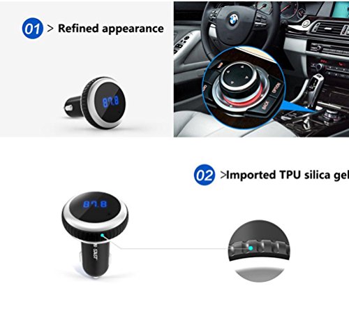 Dressffe Wireless Bluetooth LCD FM Transmitter Modulator Car Kit MP3 Player SD w/Remote