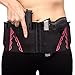 Hip Hugger 7-Pocket IWB Holster Belt for Women by CCW Tactical - Adjustable Fit, Tuckable, Fits Most Concealed Carry Handguns and Accessories, Black