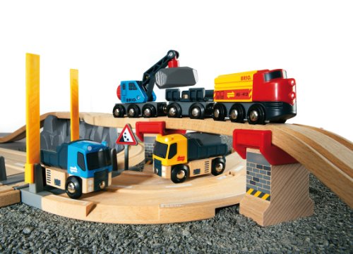 BRIO Rail and Road Loading Set