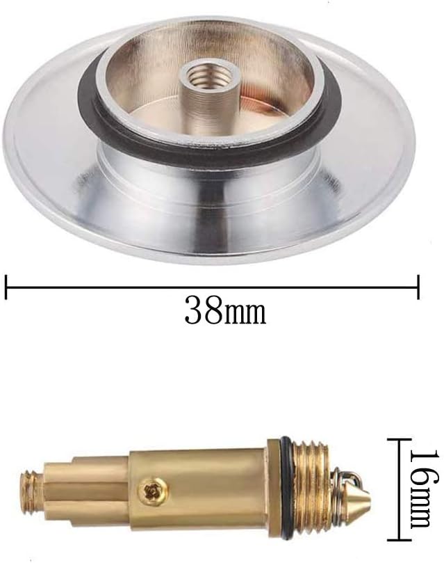 Mu Mianhua Bathroom Basin Sink Push Button Drain Stopper φ38mm Brass