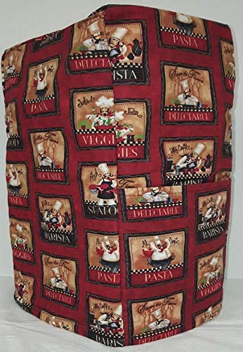 Red Fat Bistro Chefs Coffee Maker Cover (All Bistro Chefs)