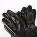 Warmen Winter Fleece Lined Ruched Elbow Length Long Evening Dress Leather Gloves (8.5, Black ( Touchscreen Function ))