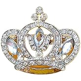 Vintage Inspired Crown pin/Brooch 37mm x 43mm use for Wedding Bouquet Bridal sash, Embellishment, Wedding Favor