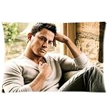 Sexy Channing Tatum Sexiest Man Custom Queen Size 20x30 Pillowcase Pillowslips DIY Pillow Cover