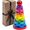 Jaques-of-London-Wooden-Toys-Shape-Sorter-Premium-Wooden-Rainbow-Baby-Toys-for-1-2-3-year-olds-Educational-Montessori-Toys-for-boys-and-girls-Since-1975 Jaques of London Rainbow Stacking Rings | Baby Stacking Rings | Wooden Toys for 1 2 3 Year Olds Boys and Girls…