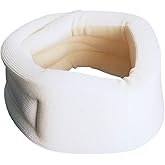 Carex Cervical Collar For Neck Pain - Neck Brace For Neck Pain Relief - Neck Collar After Whiplash or Injury, Made Of Soft Cotton