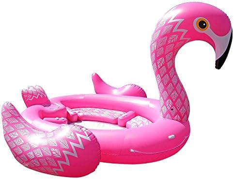 2018 Upgrade Super Giant Flame Bird Pool Float,Inflatable Outdoor Swimming Pool Float Raft Lounger Candy Floating Lounge Toy for Adults &amp; Kids Large Party (Red)