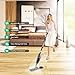 iTvanila Hardwood Floor Mop, Spray Microfiber Mop with 4 pcs Reusable Microfibre Pads, 360 Degree Rotating Easy to Clean Dry/Wet Mop for Hardwood Floor, Wood, Laminate, Tile.MOP-W1