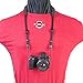 OP/TECH USA Bin/Op Neoprene Quick Release Camera Strap – Adjustable Neck or Shoulder Strap for Small Cameras, Binoculars, and Vintage Film Cameras - QD (Black) - Made in USA