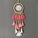 Artilady Small Dream Catcher for Cars - Bohemian Mini Dream Catchers for Cars Rear View Mirror Hanging Decoration (pink)
