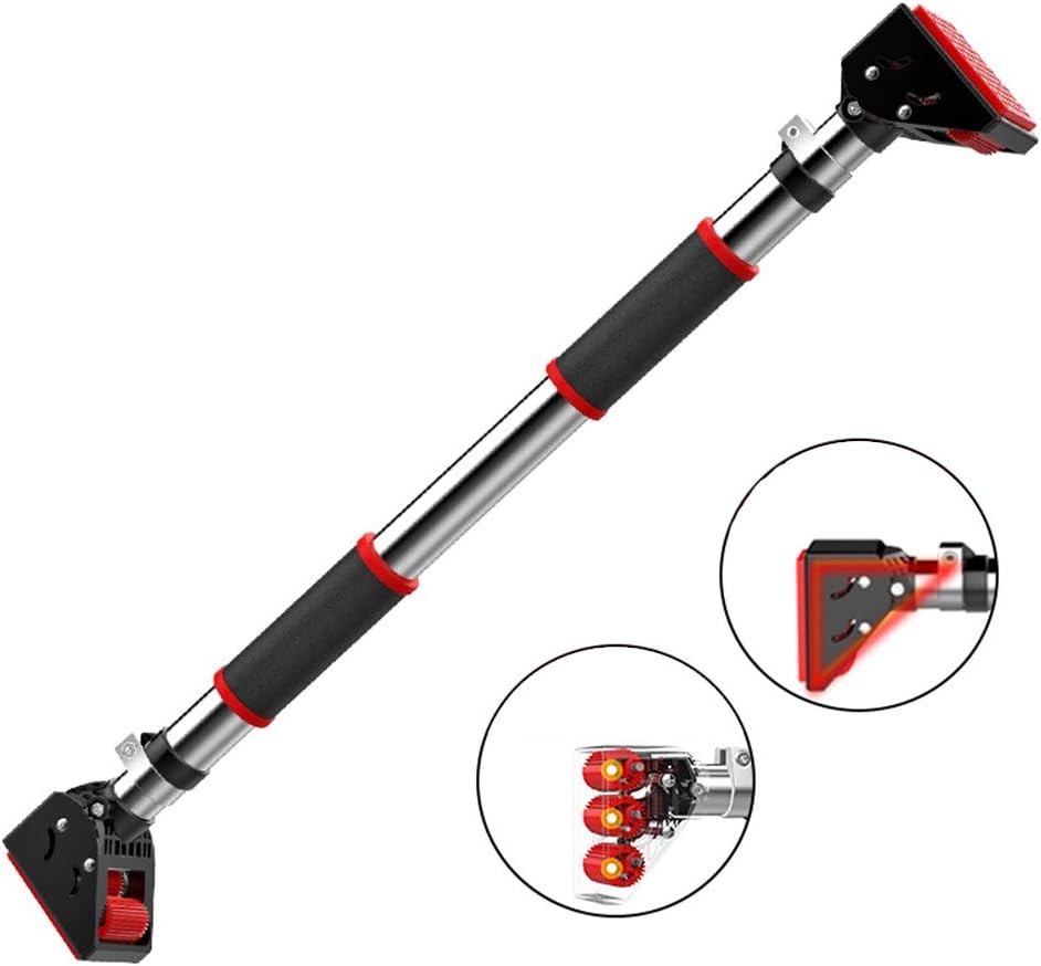 Pull Up Bar, Chin Up Bar for Doorway, Upper Body Workout Bar with Safety Locking Catch, Heavy Duty Home Fitness Door Exercise Bar