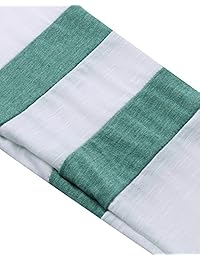 Sunnyme playera de béisbol de manga larga para mujer, con cuello redondo, túnica a rayas, blusas informales