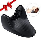 Cervical Massage Pillow, Misiki Cervical Traction Pillow Portable Cervical Spine Massage Tools for Relase Stress, Support Neck and Shoulder Pain Relief Support, Improve Posture, Release Muscle Tension