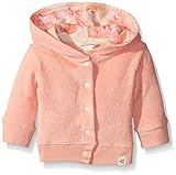 Burt's Bees Baby Baby Girls' Organic Knit Terry Hooded Poppy Jacket