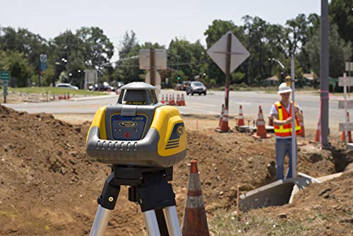 Spectra Precision LL100N Laser Level, Self-Leveling laser with HR320 Receiver, C59 Rod Clamp, Alkaline Batteries, Carry Case , Yellow